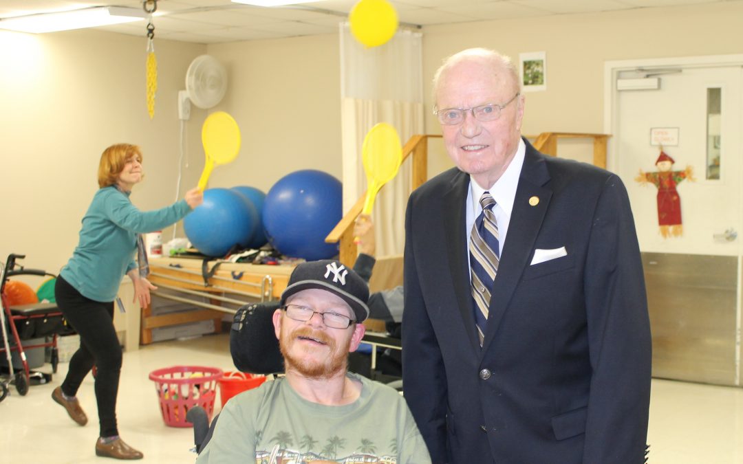 Senator Hugh Farley visits Alpha