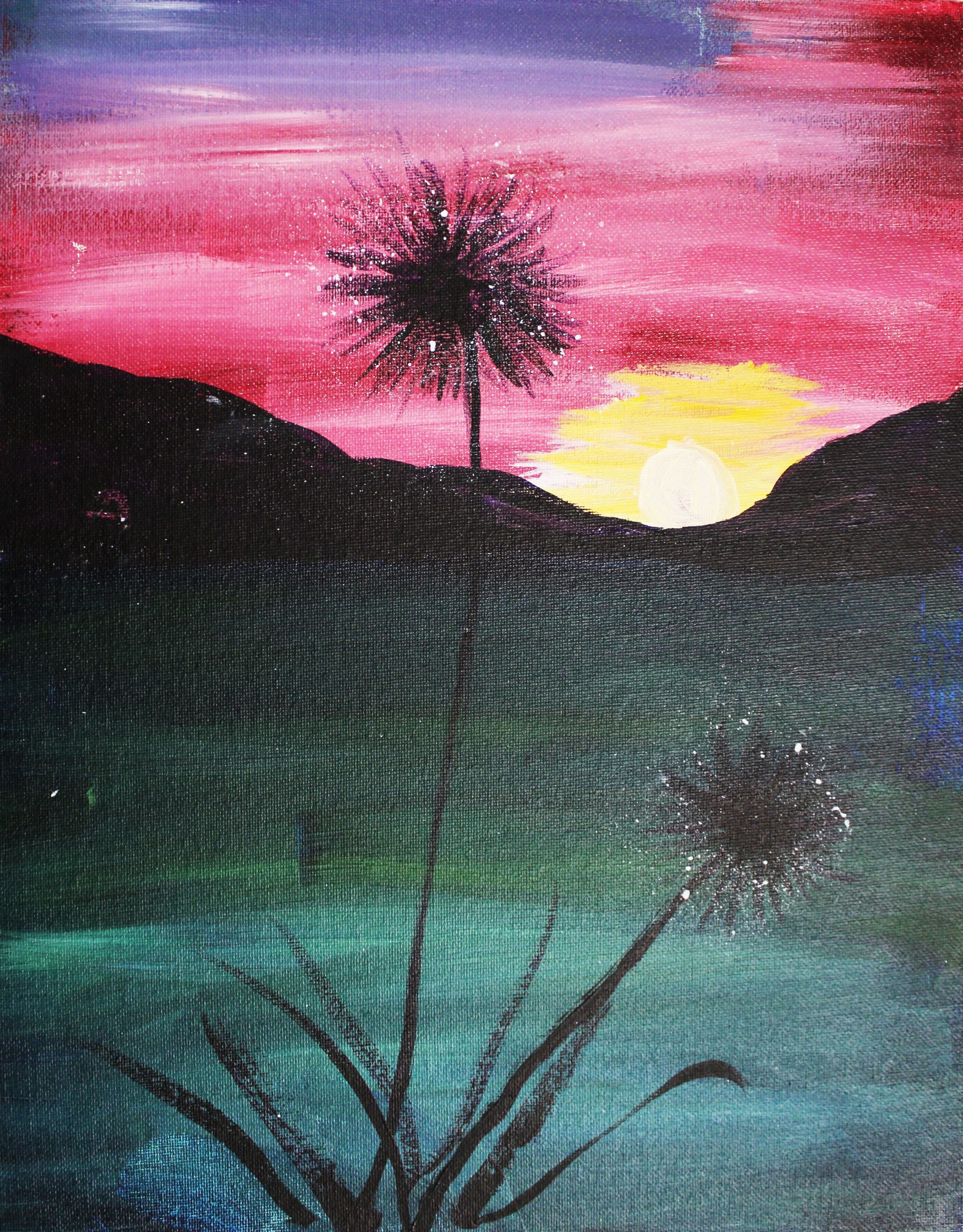 My Weekend Creative Project: Painting Watercolor Sunsets – Divine NY & Co.